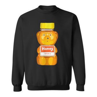 Cute Sweet Teddy Bear Honey Bottle Glass Jar Container Japan Sweatshirt - Monsterry DE