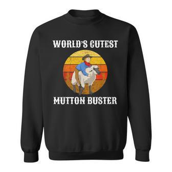 Cutest Buster Rodeo Mutton Busting Sweatshirt - Monsterry DE