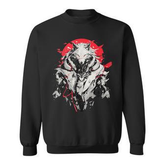 Cyber Wolf-Saga Bei Sonnenuntergang Sweatshirt - Geschenkecke