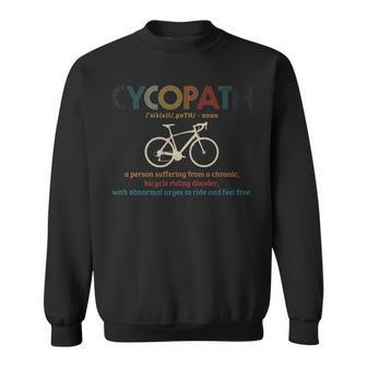 Cycopath Vintage Cycling Road Bike Racing Cyclist Sweatshirt | Mazezy