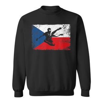 Czech Flag Football Jersey Sweatshirt - Geschenkecke