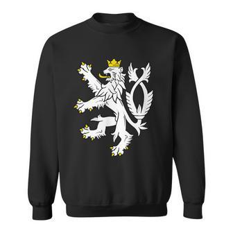 Czech Republic Coat Of Arms Bohemian Lion Symbol Sweatshirt - Monsterry UK