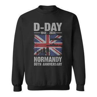 D Day Normandy Landings 80Th Anniversary T 1944 2024 Sweatshirt - Thegiftio UK