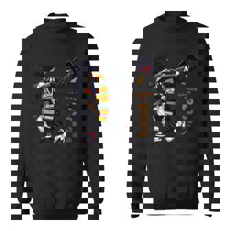 Dabbing African Black Boy Graduation Class Of 2024 Sweatshirt | Seseable UK
