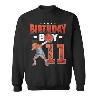 Dabbing Basketball Player 11 Years Old Boy 11Th Birthday Sweatshirt - Monsterry UK