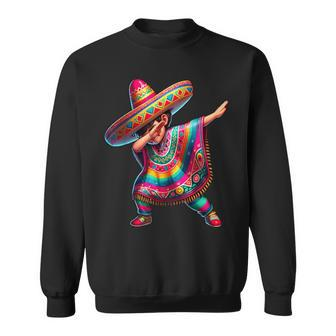 Dabbing Boys Mexican Poncho Cinco De Mayo Sweatshirt - Monsterry