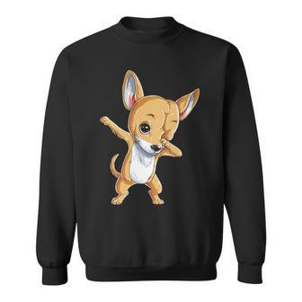 Dabbing Chihuahua Dog Lover Men Women Dab Dance Sweatshirt | Mazezy