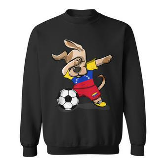 Dabbing Dog Venezuela Soccer Jersey Venezuelan Football Team Sweatshirt - Monsterry DE
