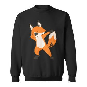Dabbing Fox Wildlife Animal Lover Zookeeper Sweatshirt - Monsterry AU