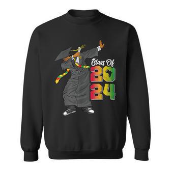 Dabbing Graduation Class Of 2024 African Black History Sweatshirt - Monsterry UK