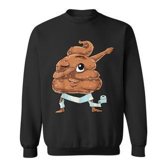 Dabbing Poop T Poo Costumes Sweatshirt - Seseable
