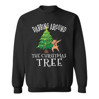 Dabbing Reindeer Dab Rudolph Christmas Tree Sweatshirt - Monsterry UK