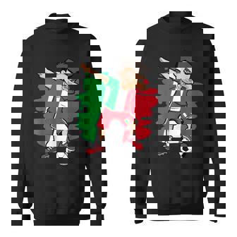 Dabbing Soccer Boy Italy Fans Jersey Italian Football Lovers Sweatshirt - Thegiftio