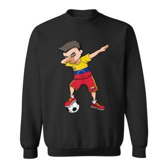 Dabbing Soccer Boy Venezuela Football Fans Jersey Sport Sweatshirt - Monsterry CA