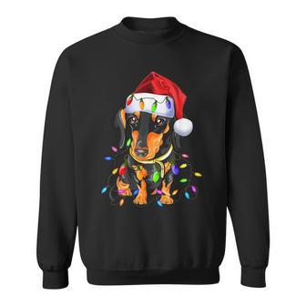 Dachshund Christmas Loves Led Cute Dog Lovers Sweatshirt - Monsterry DE