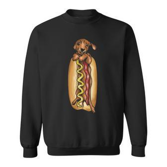 Dachshund Hot Dog Sweatshirt | Mazezy DE
