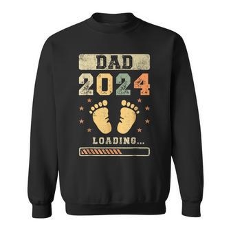 Dad 2024 Loading Fatherhood Fathers Day Sweatshirt - Seseable