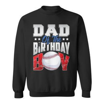 Dad Baseball Birthday Boy Family Baller B-Day Party Sweatshirt - Thegiftio UK