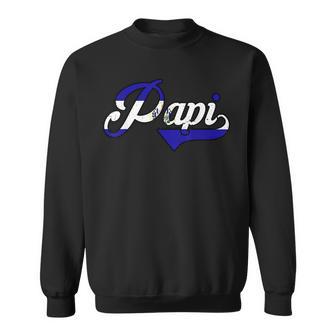 Dad El Salvador Flag Papi Father Day Hispanic Heritage Sweatshirt - Monsterry DE