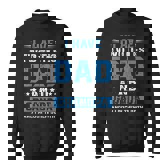 Dad Grandpa Best Grandpa For Fathers Day Sweatshirt - Thegiftio UK