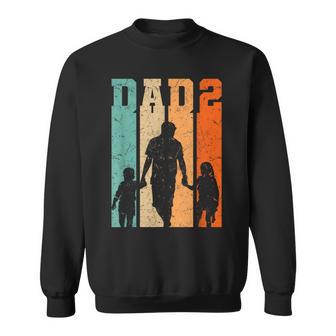 Dad Hoch 2 Zwei Papa Son Tocher Sweatshirt - Geschenkecke