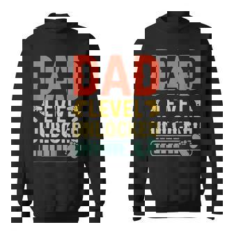 Dad Level Unlocked Pregnancy Announcement Classic Sweatshirt - Thegiftio