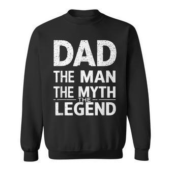 Dad The Man The Myth The Legend Vintage Father's Day Sweatshirt - Thegiftio UK