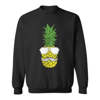 Dad Pineapple Fathers Day Hawaiian Tropical Summer Aloha Sweatshirt - Monsterry UK