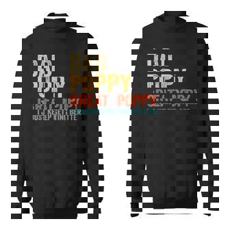 Dad Poppy Great Poppy Dad Grandpa Sweatshirt | Mazezy