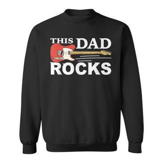 This Dad Rocks Guitar Old Rockers Sweatshirt - Thegiftio UK