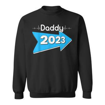 Daddy Heartbeat 2023 Soon To Be Dad Sweatshirt - Monsterry UK