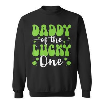 Daddy Of The Lucky One First Birthday St Patrick's Day Sweatshirt - Thegiftio UK