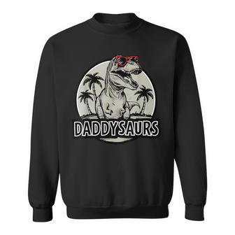 Daddy Saurus T Rex Dinosaur Father's Day Family Matching Sweatshirt - Monsterry CA