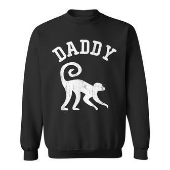 Daddy Squirrel Monkey Vintage Ideas For Dad Sweatshirt - Monsterry UK