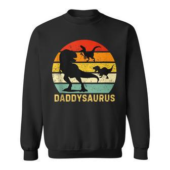 Daddysaurus Daddy Dinosaur Fathers Day Sweatshirt - Thegiftio UK