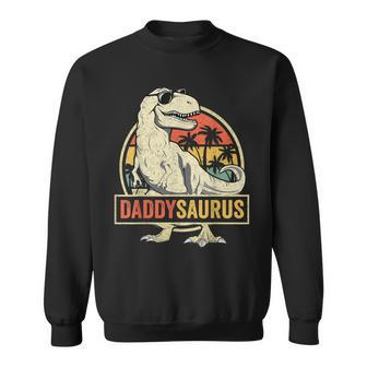 Daddysaurus Fathers Day T-Rex Dad Dinosaur Sweatshirt - Thegiftio UK