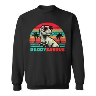 Daddysaurus T Rex Daddy Saurus Dinosaur Family Sweatshirt - Monsterry CA
