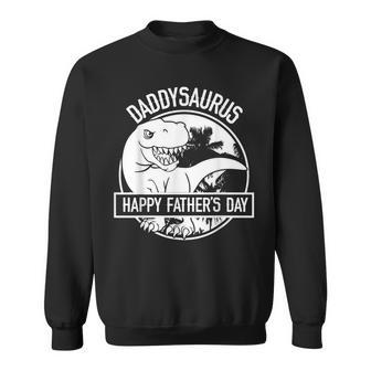 Daddysaurus Rex Dinosaur Daddy T-Rex Father's Day Dino Dad Sweatshirt - Monsterry CA