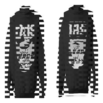 Dads With Beards Are Better Father Day Vintage Sweatshirt - Thegiftio