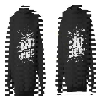 My Dads Rocks Guitar Rocks And Roll Sweatshirt - Thegiftio UK