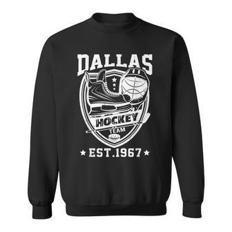 Dallas Texas Star Sticks Hockey Team Vintage Est 1967 Sweatshirt - Monsterry