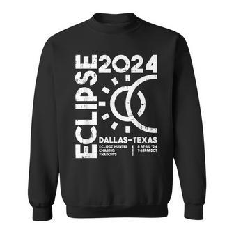 Dallas Texas Total Solar Eclipse April 8 2024 Totality Sweatshirt - Monsterry UK