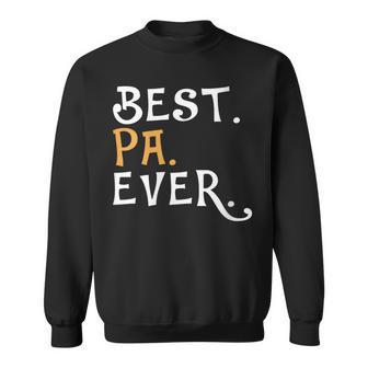 Damen Der Beste Papa Aller Zeitenatertag Lustiger Papa Mit-Ausschnitt Sweatshirt - Geschenkecke