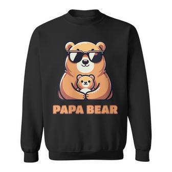 Damen Lustiger Süßer Papa-B Mit-Ausschnitt Sweatshirt - Geschenkecke