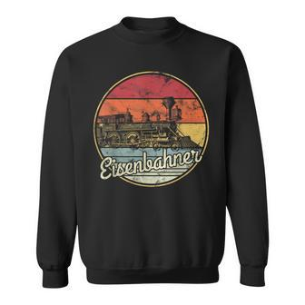 Dampflokomotive Eisenbahner Dampflok Vintage Sweatshirt - Seseable