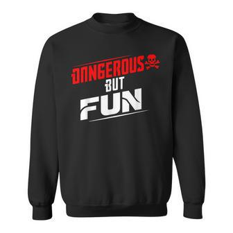 Dangerous But Fun Adventure Seeker Hilarious Sweatshirt - Monsterry UK