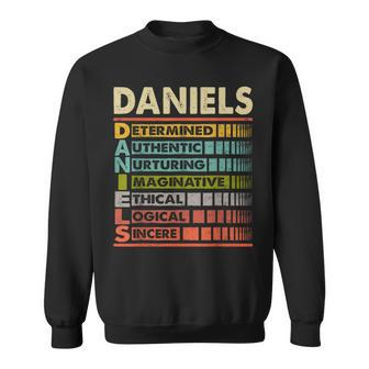 Daniels Family Name First Last Name Daniels Sweatshirt - Seseable