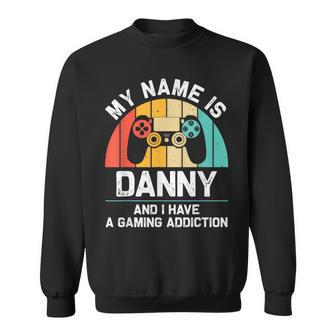 Danny Name Personalized Gaming Geek Birthday Sweatshirt - Seseable