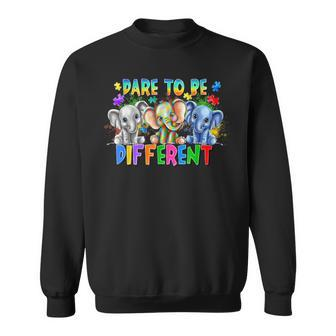 Dare To Be Different Autism Awareness Sweatshirt - Monsterry CA