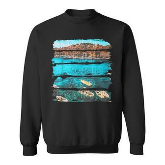 Dare To Explore Boat Sweatshirt - Monsterry DE